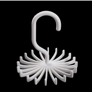 2 Rotaing Hanger Holds 20 Necklace Scarf Tie Storage Rack Organizer